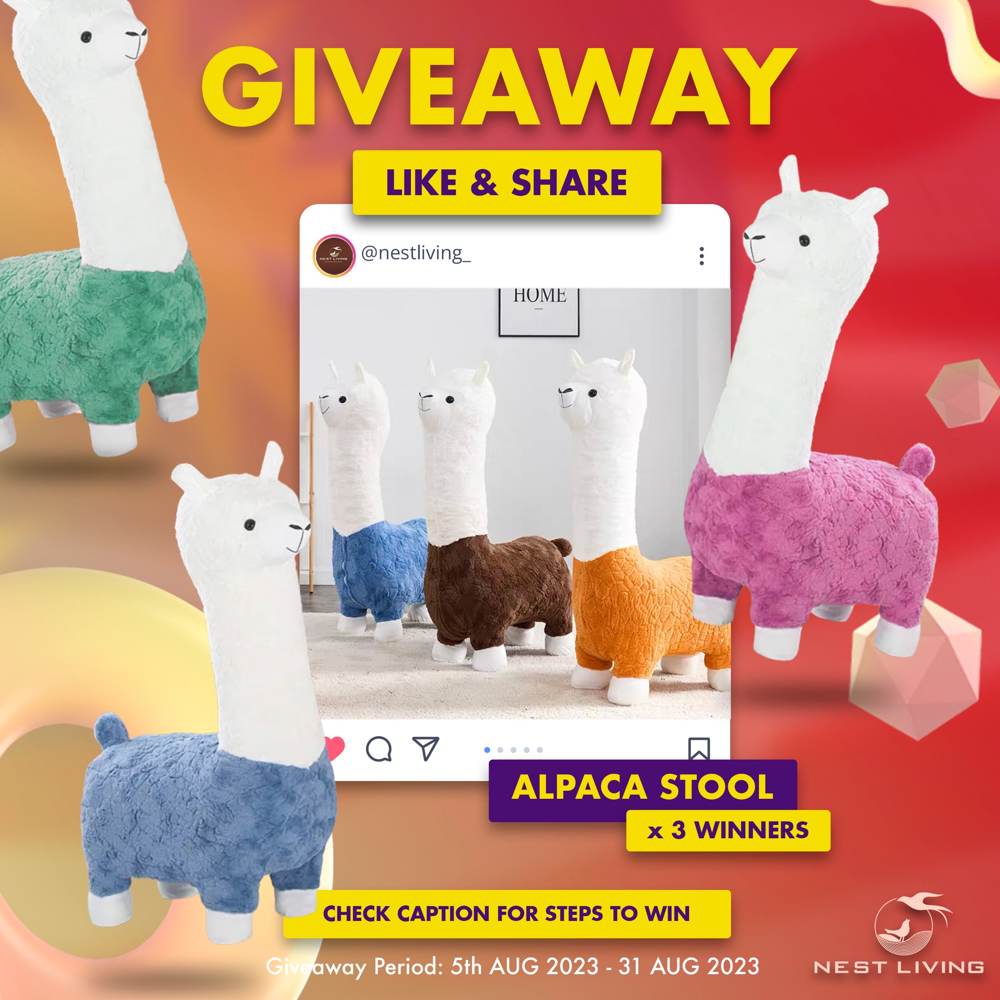 Win Alcapa Stool – getFreebies.my
